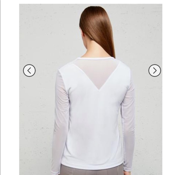 Anatomie long sleeve mesh Kim top in blush! - Picture 4 of 4